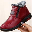 Women's Waterproof Non-slip Cotton Soft Leather Boots