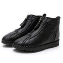 Women's Waterproof Non-slip Cotton Soft Leather Boots