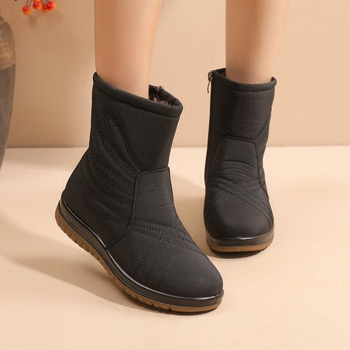 Women's Waterproof Warm Cotton Snow Boots