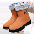 Women's waterproof and non-slip fleece cotton boots