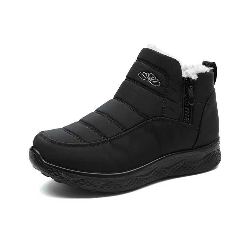 Women's Plush-Lined Non-Slip Warm Snow Boots