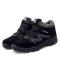 Men's Winter Thermal Velvet Velcro Buckle Trendy Joker Hiking Sneakers