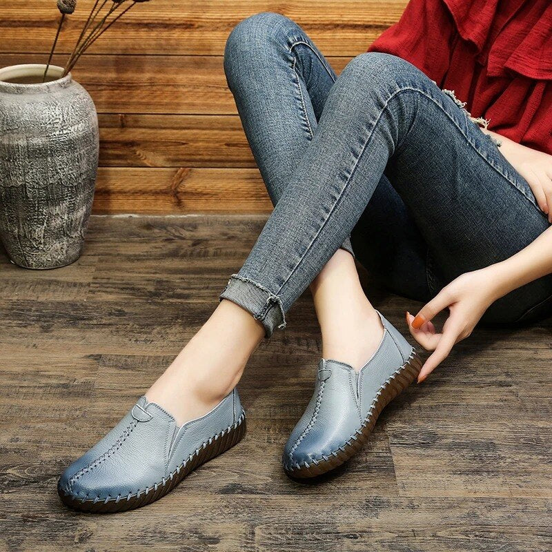 Women's Leather Waterproof Shoes