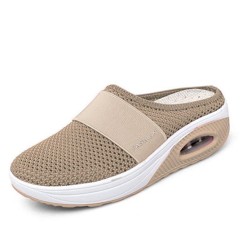 Women's breathable slip-on Comfy walking slippers