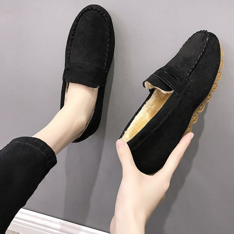 Women's Comfortable Non-Slip Warm Loafers