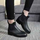 Women's Waterproof Non-Slip Leather Ankle Boots
