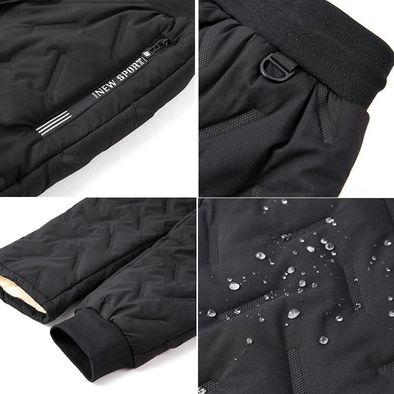 Unisex Fashion Winter Fleece Jogger Sweatpants