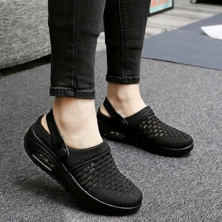 Women's Breathable Slip-On Walking Shoes