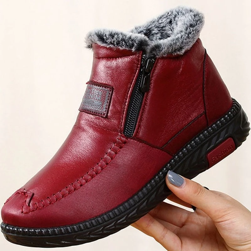 Women's Soft Leather Winter Warm Boots ( HOT SALE !!!-60% OFF For a Li
