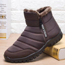 Men's Waterproof Warm Cotton Zipper Snow Ankle Boots ( HOT SALE !!!-60