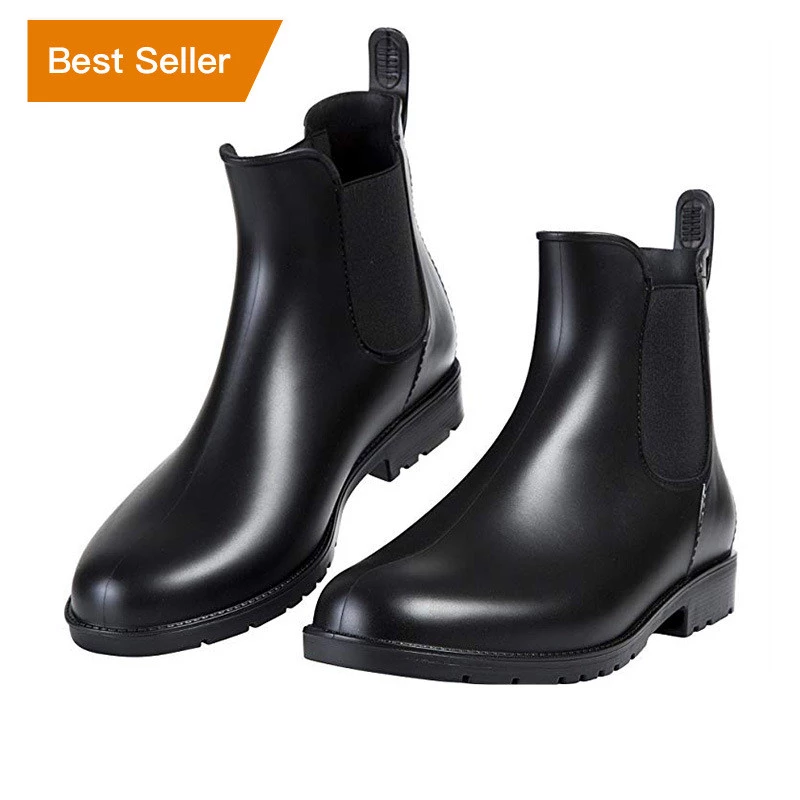 Women's Waterproof Non-Slip Rubber Ankle Boots
